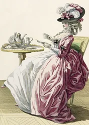 Elegant Woman in a Dress 